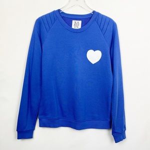 Zoe Karssen Wish you Were Here Sweatshirt Cobalt